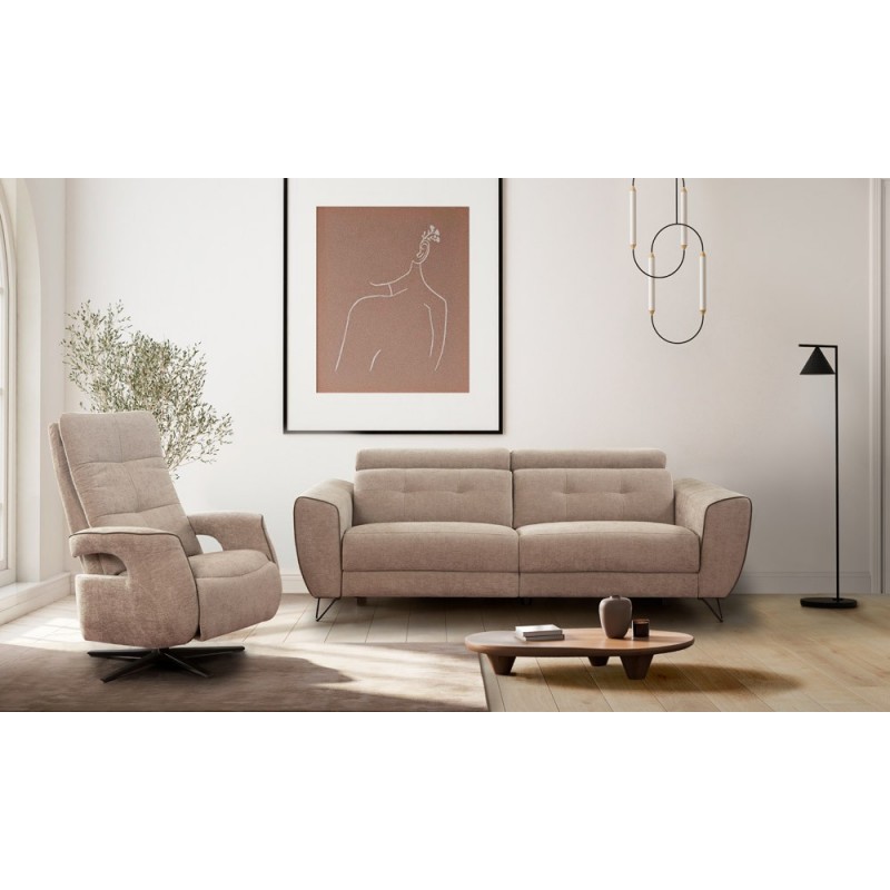 OLIVIA - Fauteuil relaxation électrique pivotant taille S  