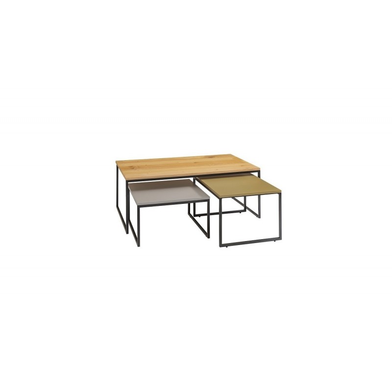 CLUBIC - Table basse laquée (petite) 